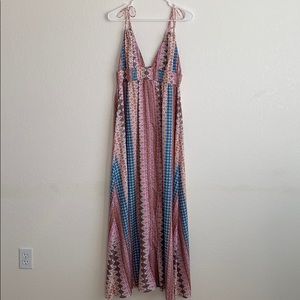 Lulus Maxin’ Relaxin’ Multi Print Maxi Dress